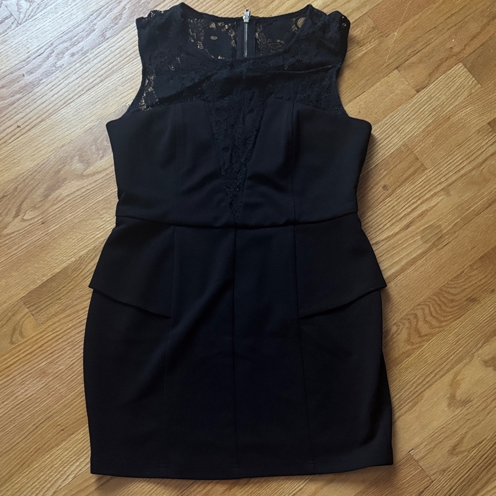 Elegant Black Lace Dress
